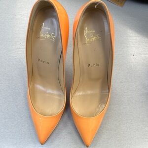Christian Louboutin Vibrant Orange Heels